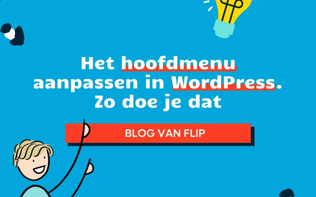 Het menu aanpassen in WordPress